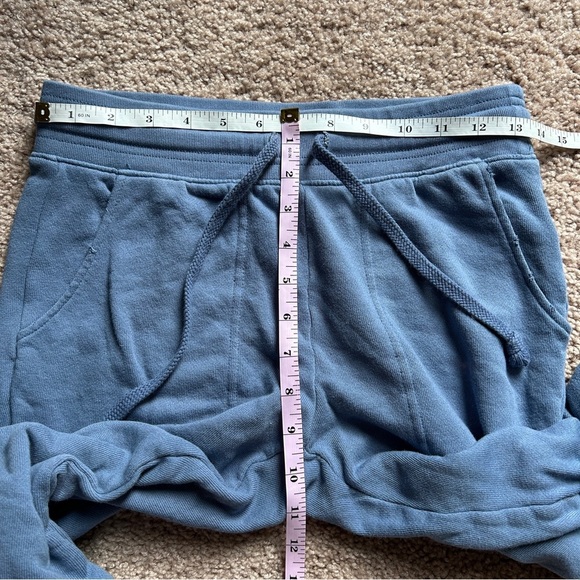 Aerie Weekend Kick It High Waisted Flare Blue Lounge Pants Size Small Short - Picture 9 of 14